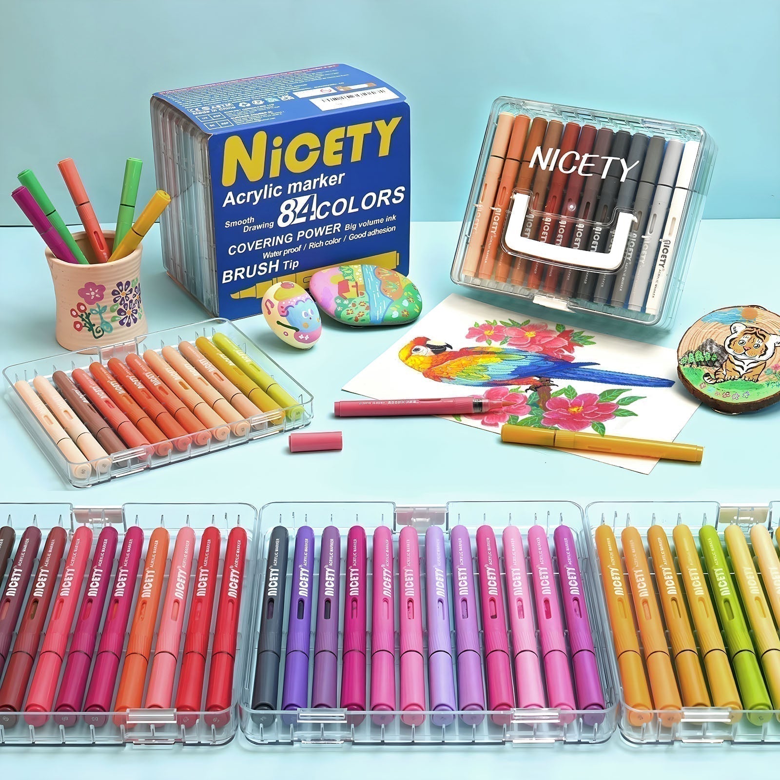How to Organize Your Art Supplies: Why a Clear 7-Layer Marker Case Makes a Real Difference