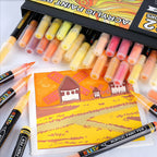 NICETY 32 P Yellow-Tone Acrylic Paint Markers (Gift Packaging)