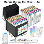 Nicety 120 Colors Gel Pens Set for Drawing, Coloring & Journaling