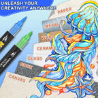 NICETY 108 Dual-Tip Markers for Drawing & Art